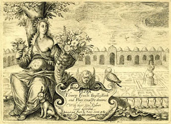 Flora with cornucopia; title-page to John Payne's Flora, c.1620