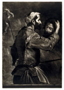 Prince Rupert's mezzotint, known as the 'Great Executioner', 1658